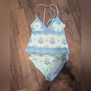 Vineyard Vines Tankini Top XXS Bottoms S Paisley Print